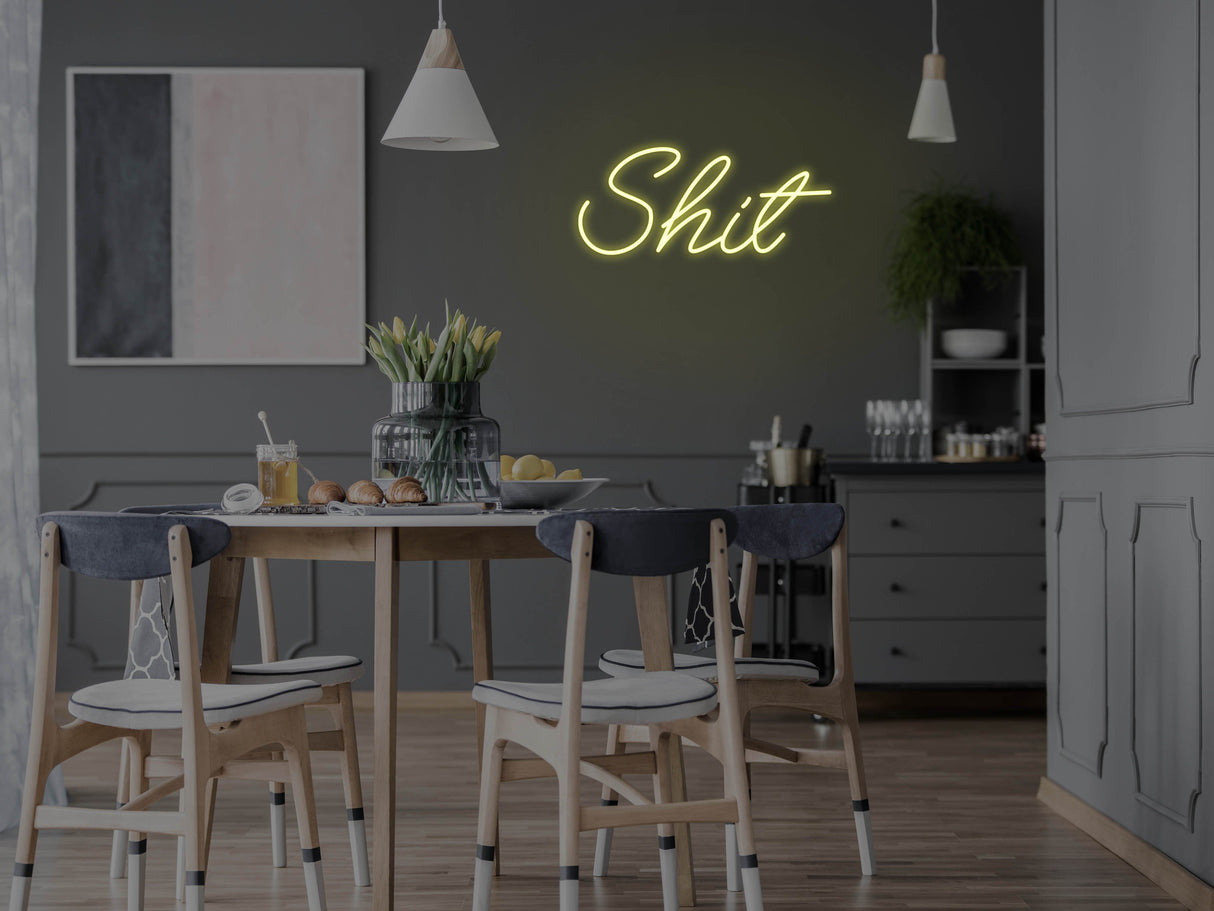 Shit LED Neon Sign