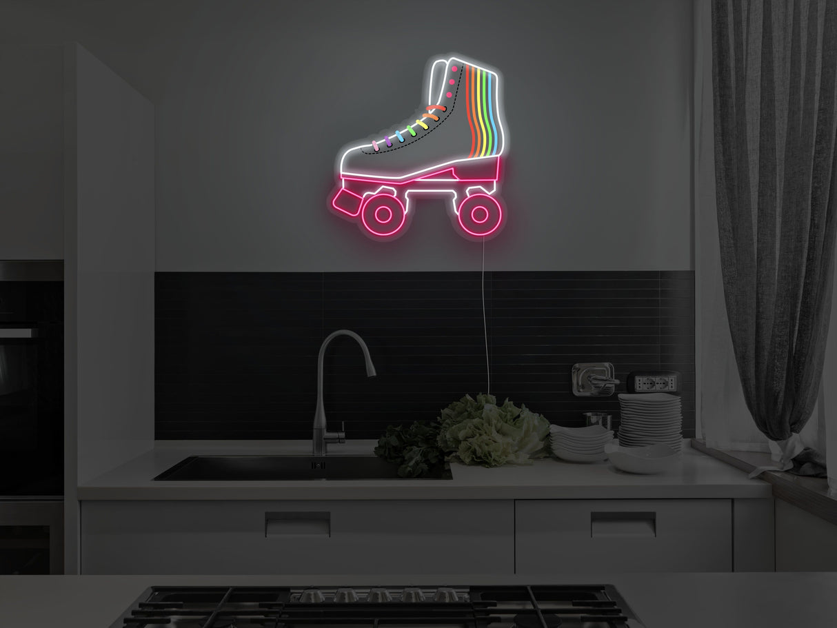 Roller Skate LED Neon Sign