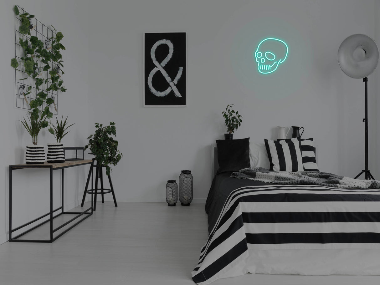 Skull Wall Mounted Liquid Neon Sign