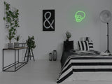 Skull Wall Mounted Liquid Neon Sign