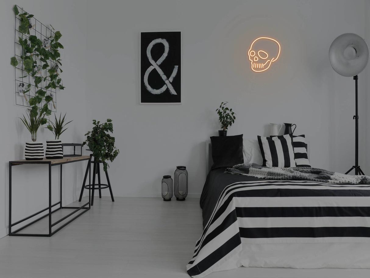 Skull Wall Mounted Liquid Neon Sign