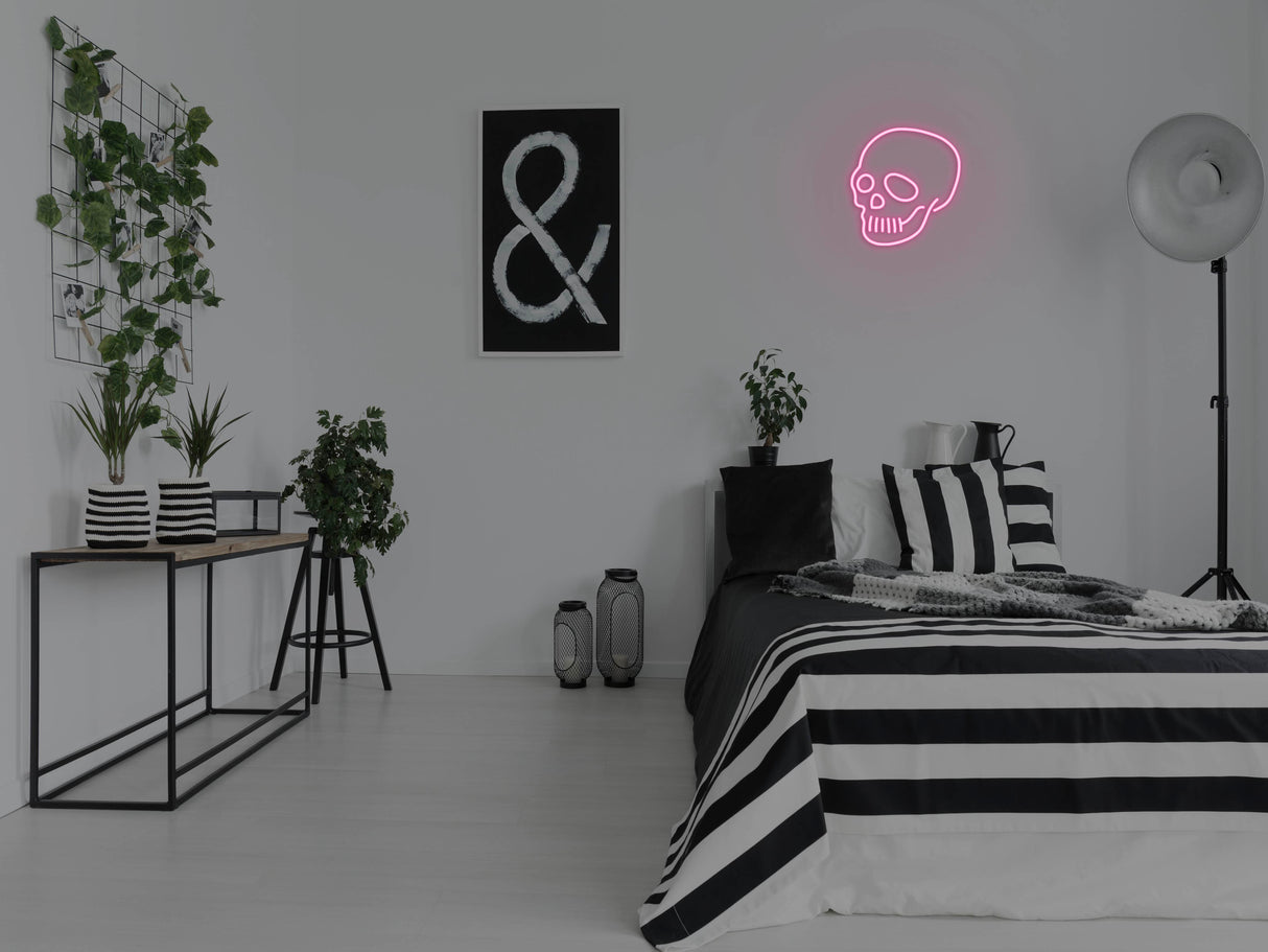 Skull Wall Mounted Liquid Neon Sign