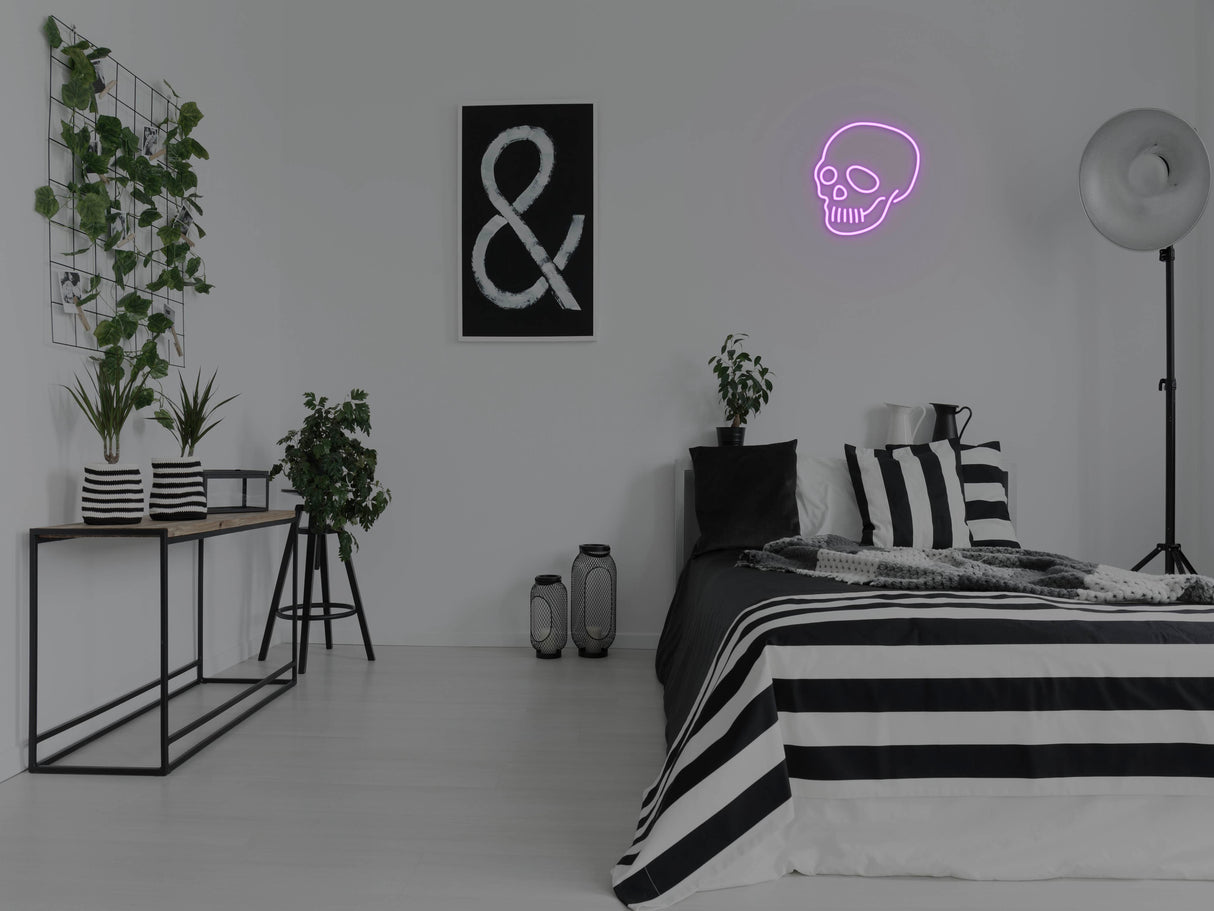 Skull Wall Mounted Liquid Neon Sign