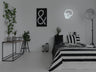 Skull Wall Mounted Liquid Neon Sign
