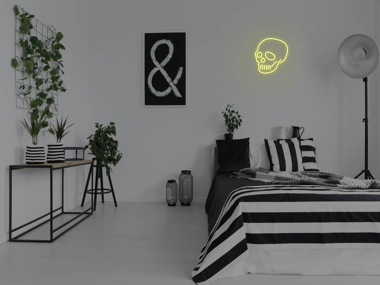 Skull Wall Mounted Liquid Neon Sign