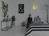 Skull Wall Mounted Liquid Neon Sign