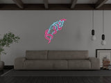 Snake In Hand LED Neon Sign