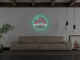 Mountains Liquid Neon Sign