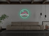 Mountains Liquid Neon Sign