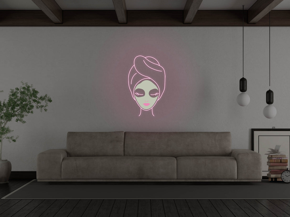 Spa Lady LED Neon Sign