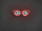 Sunglasses Open Liquid Neon Sign