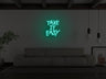 Take It Easy Liquid Neon Sign