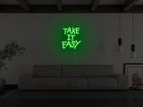 Take It Easy Liquid Neon Sign