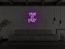 Take It Easy Liquid Neon Sign