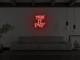 Take It Easy Liquid Neon Sign