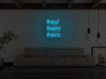 Pronouns LED Neon Sign
