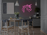 Unicorn Glass Neon Sign