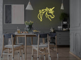 Unicorn Glass Neon Sign