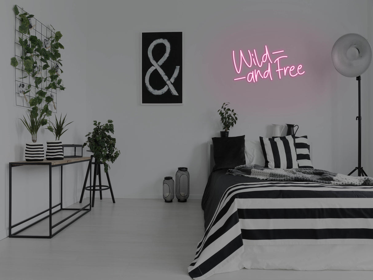 Wild And Free LED Neon Sign