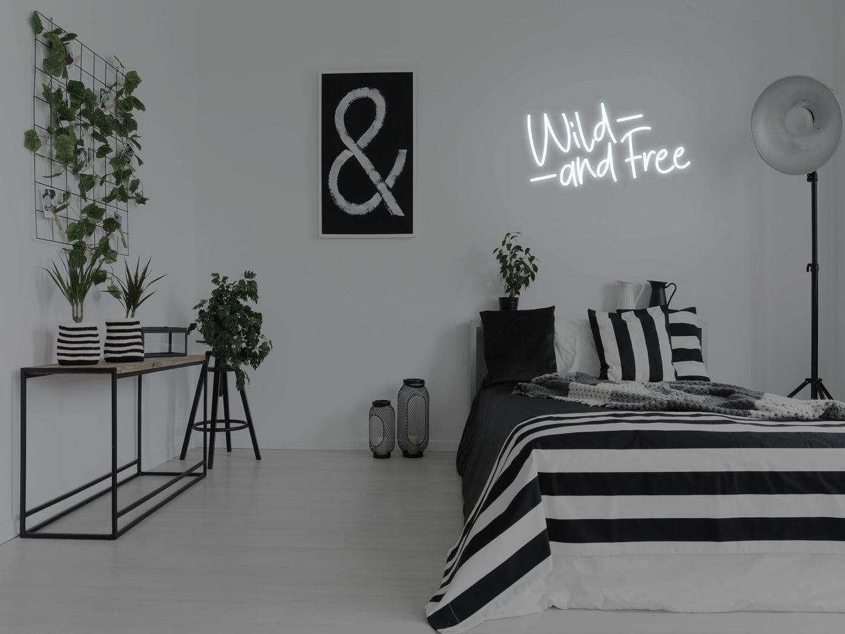 Wild And Free LED Neon Sign