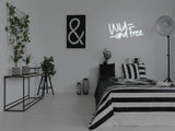 Wild And Free LED Neon Sign