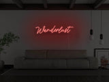 Wanderlust LED Neon Sign