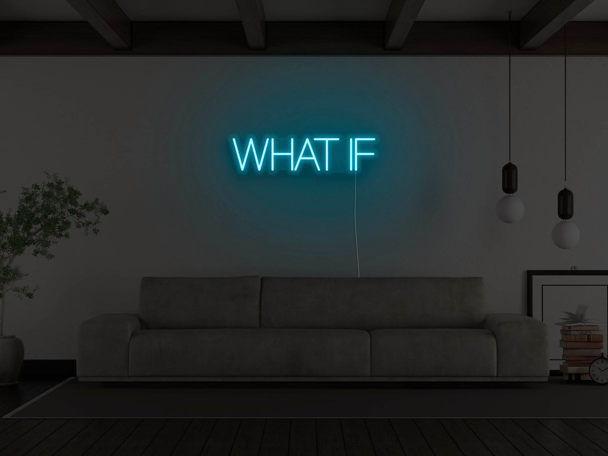 What If LED Neon Sign