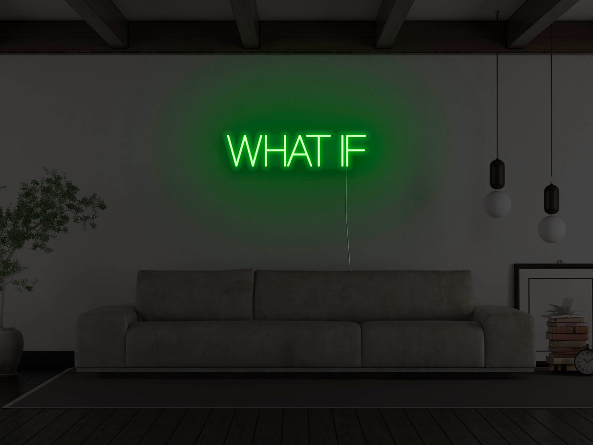 What If LED Neon Sign