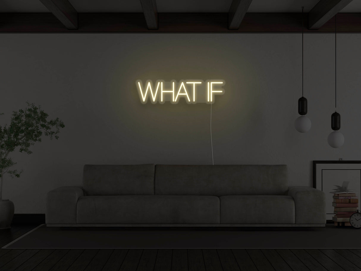 What If LED Neon Sign