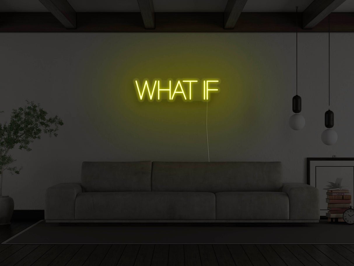 What If LED Neon Sign