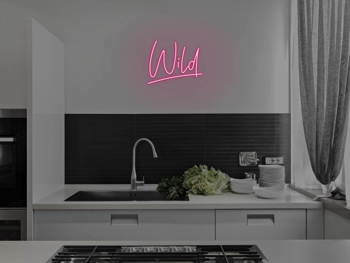 Wild LED Neon Sign