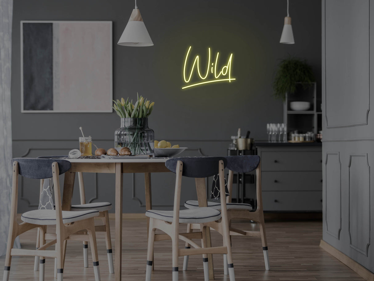 Wild LED Neon Sign