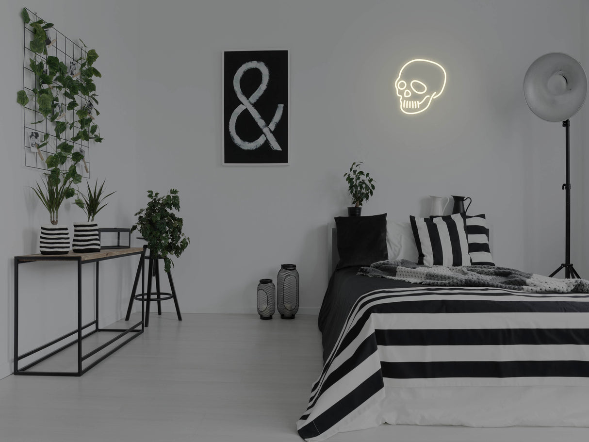 Skull Wall Mounted Liquid Neon Sign