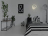 Skull Wall Mounted Liquid Neon Sign