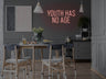 Youth Has No Age LED Neon Sign